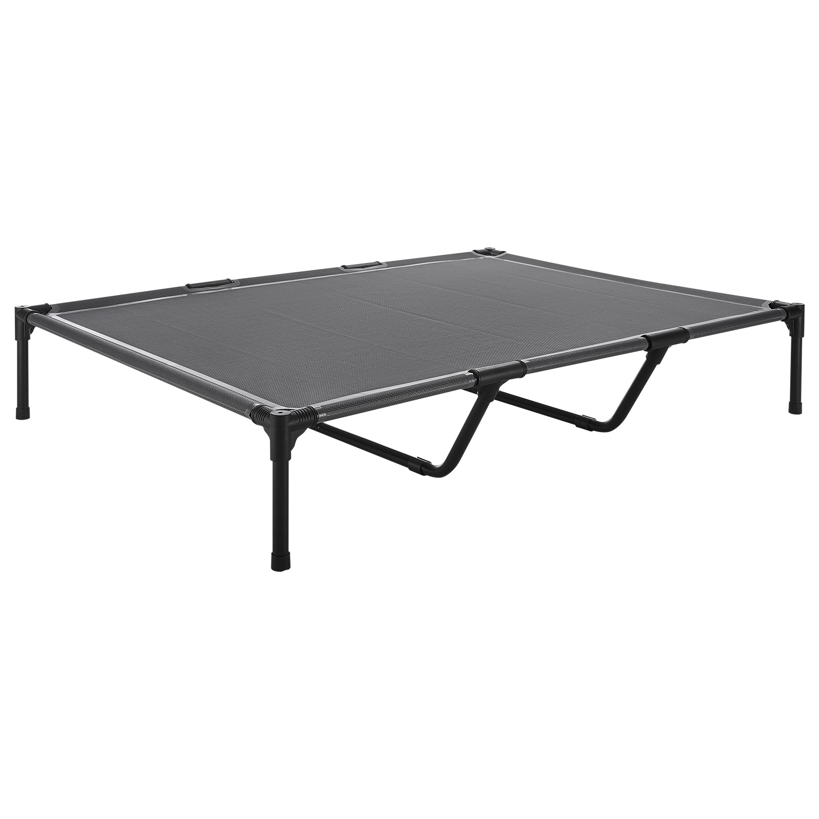 Raised Dog Bed For Large Dogs Portable Metal Frame Pet Cot_voghion.com